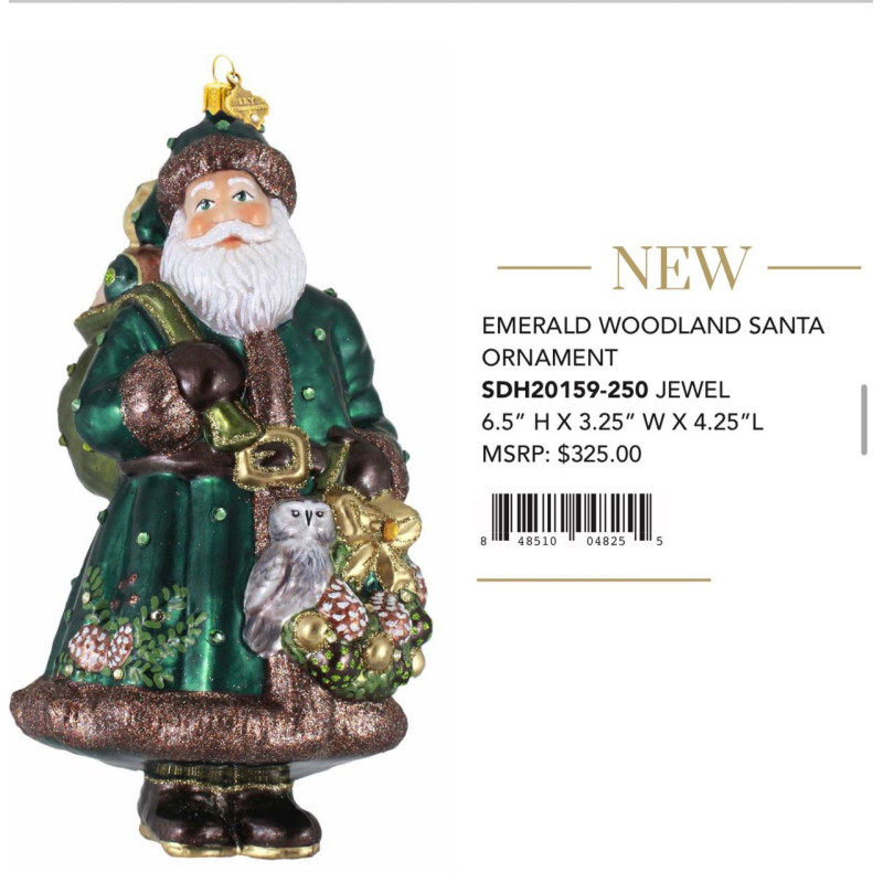 EMERALD WOODLAND SANTA
