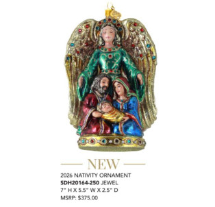 2026NATIVITY ORNAMENT