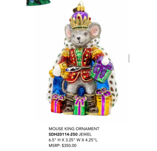 MOUSE KING ORNAMENT 