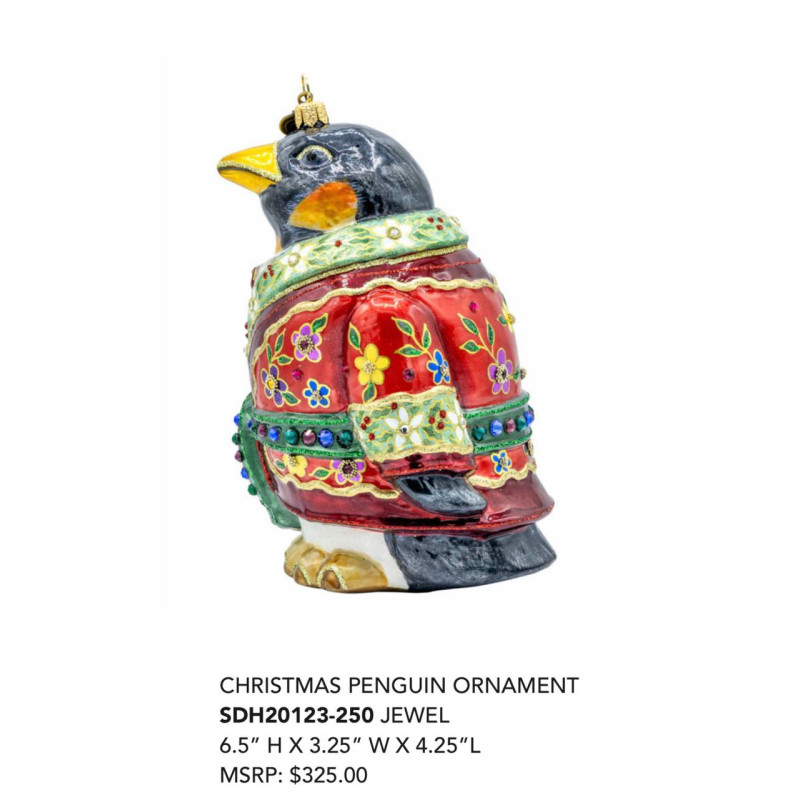 CHRISTMAS PENGUIN ORNAMENT 