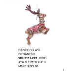 DANCER GLASS ORNAMENT