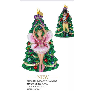 SUGAR PLUM FAIRY ORNAMENT 