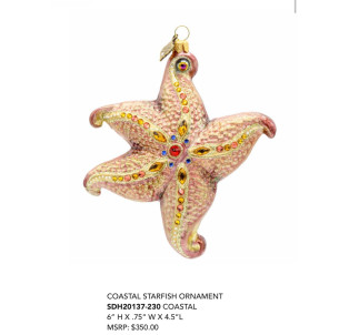 COASTAL STARFISH ORNAMENT