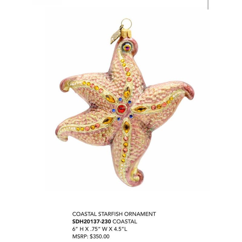 COASTAL STARFISH ORNAMENT