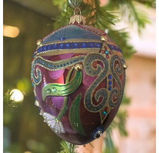 GLITTERLAB GLASS ORNAMENT 