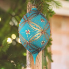 GLITTERLAB GLASS ORNAMENT 