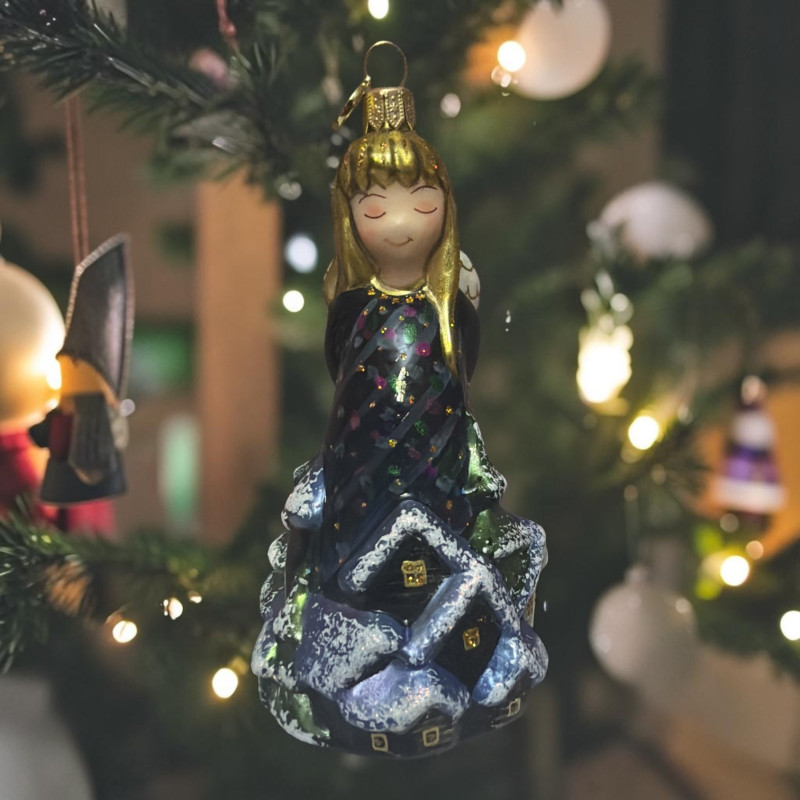 GLITTERLAB GLASS ORNAMENT 