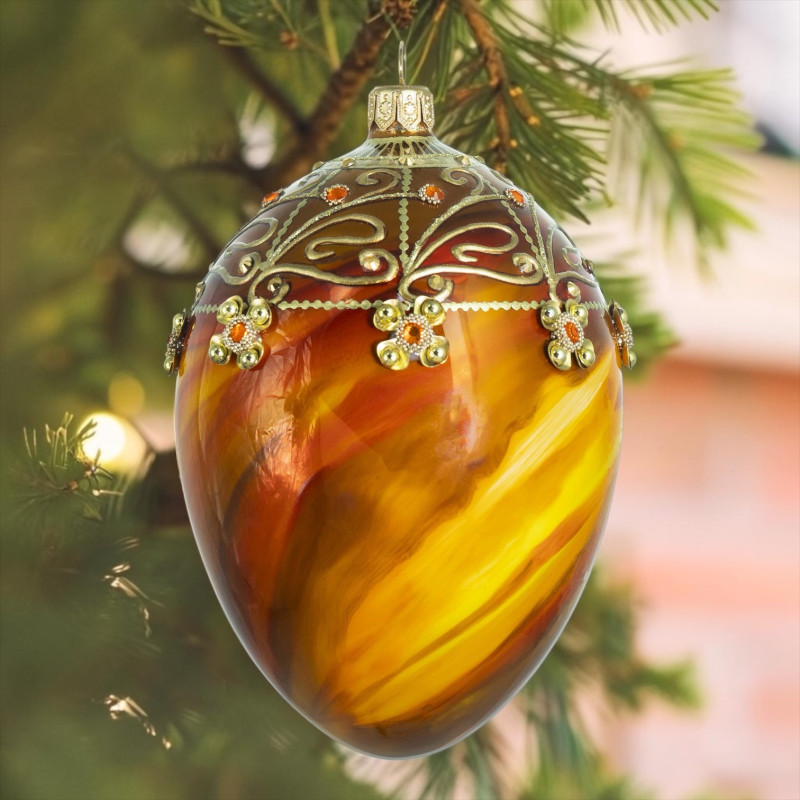 GLITTERLAB GLASS ORNAMENT 