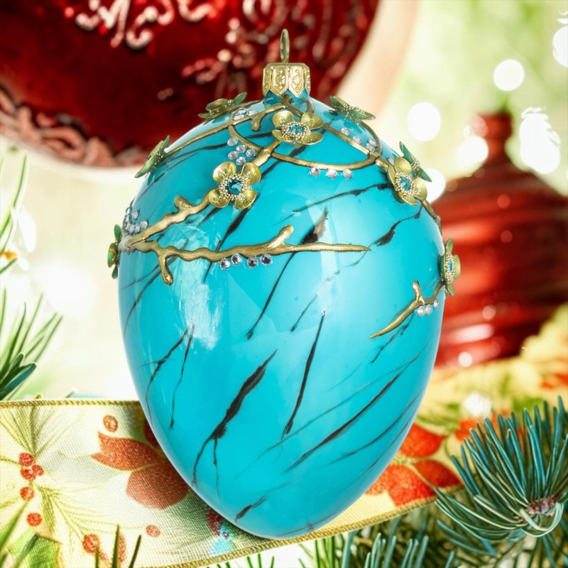 GLITTERLAB GLASS ORNAMENT 
