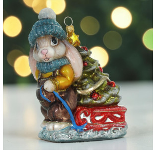 GLITTERLAB GLASS ORNAMENT 