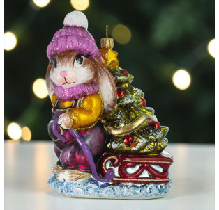 GLITTERLAB GLASS ORNAMENT 